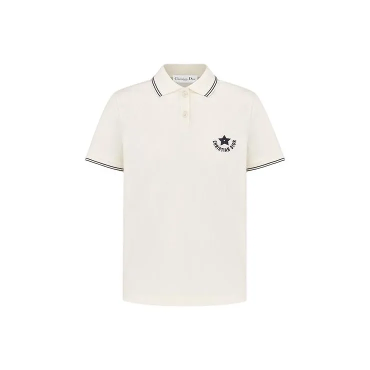 DIOR DIORIVIERA FW24 Polo Shirt Women's White-0
