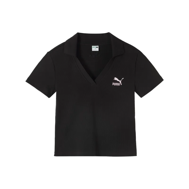 PUMA SWXPDANCEMANIA Polo Shirt Women's Black-0