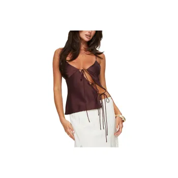 PRINCESS POLLY MARIAH CAMI TOP Camisole Women's BROWN/Brown