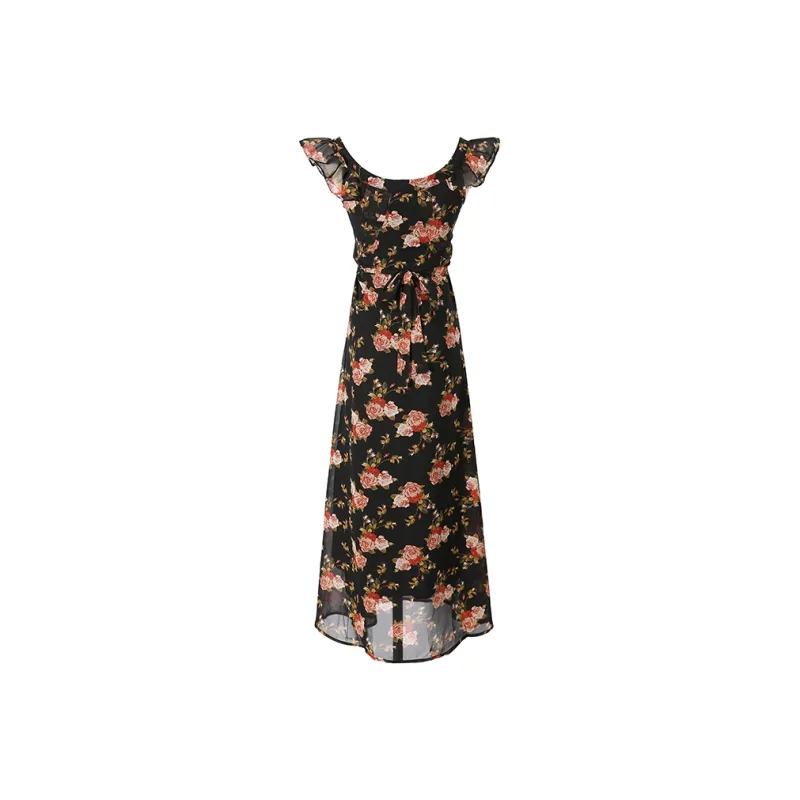 PAZZO Slip Dresses Women's Black-1
