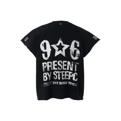 STEEPC 블랙 남녀공용 민소매