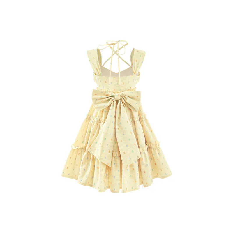 Blovelan Sleeveless Dress Women's Candy Yellow-1