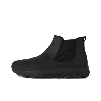 GEOX Spherica Ankle Length Chelsea Boots Men's Black