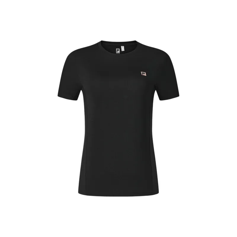 FILA Fitness Regular T Shirt Women's Pitch Black-0