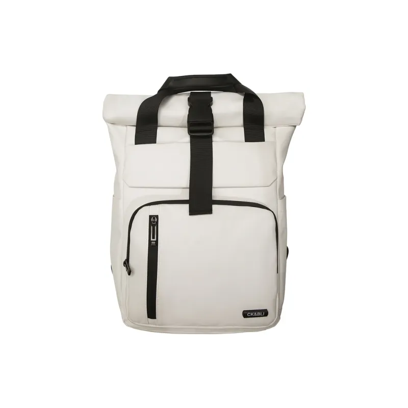 Debecca Laminated Oxford Cloth Backpack Unisex Multicolor-4