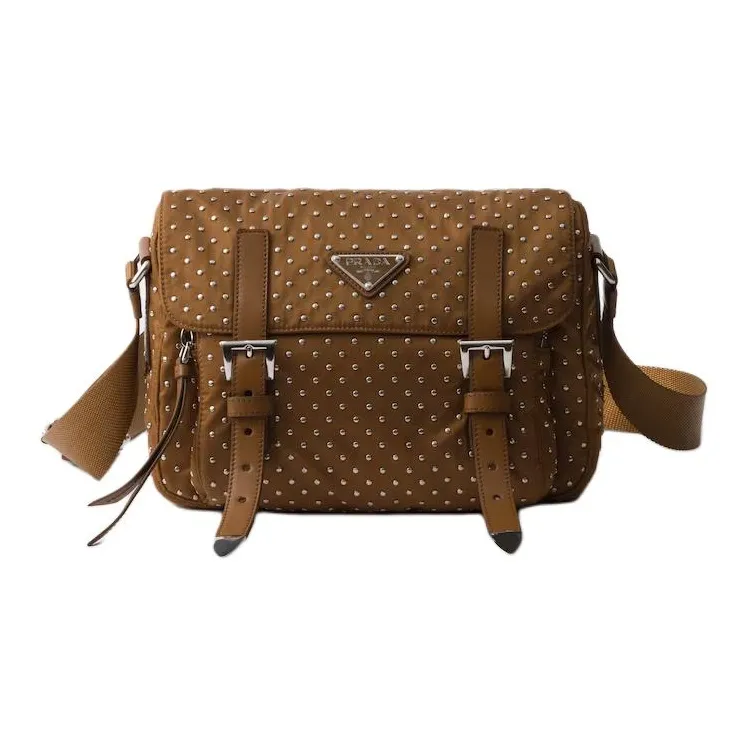 PRADA Re Nylon Shoulder Bag Regular Women's Brown-0