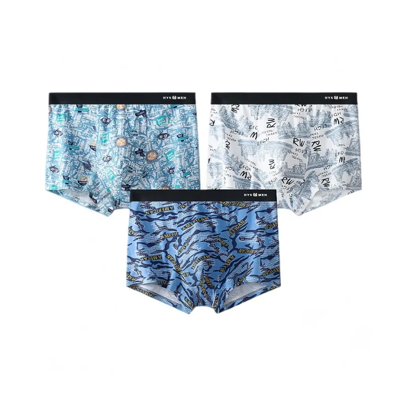 H YXIANG Underpants Men's Combo Set-8