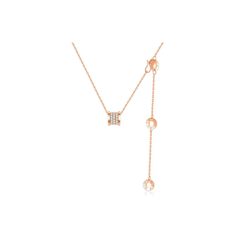 Lao Feng Xiang S999 Fine Silver Necklaces Women's-7
