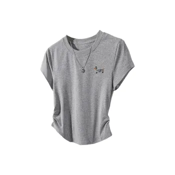 TOUCH T Shirts Women's Gray
