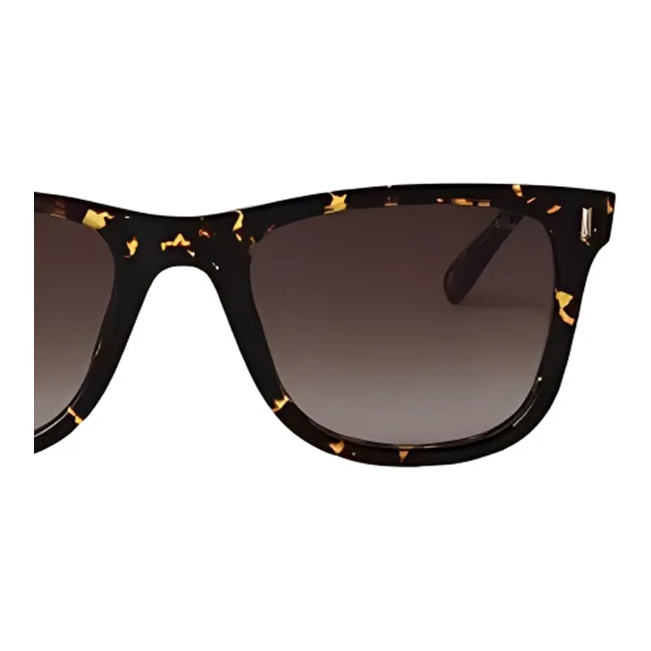 Mulberry Resin Acetate Square Sunglasses Women's Tortoiseshell-1