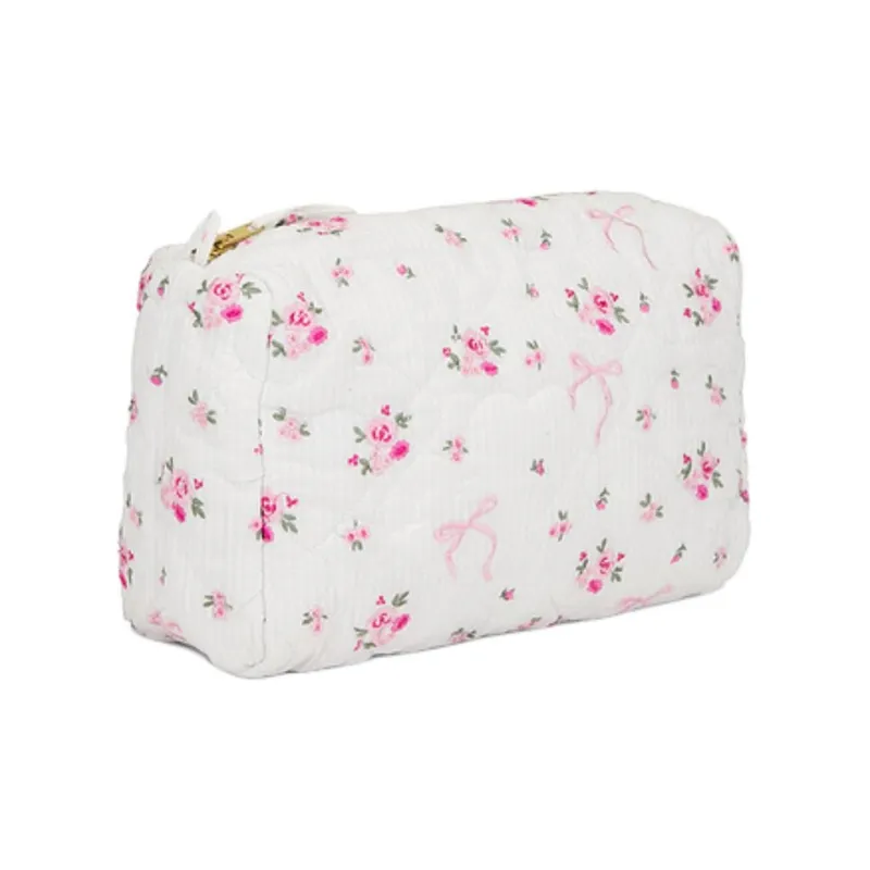 LOVESHACKFANCY Linen Storage Bag Unisex White-2