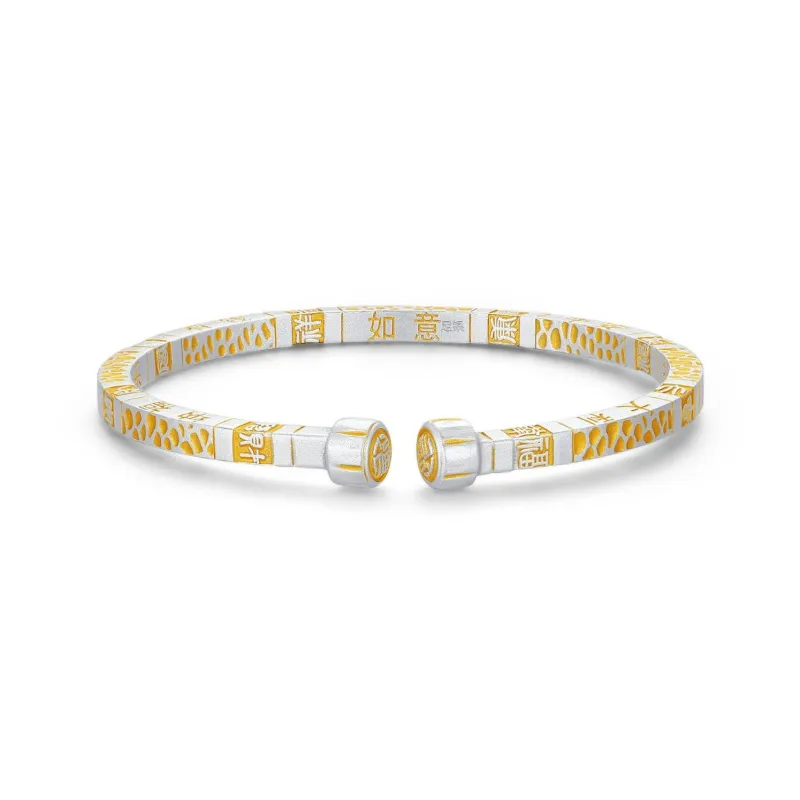 ZSY 999 Fine Silver Bangles Women's-0