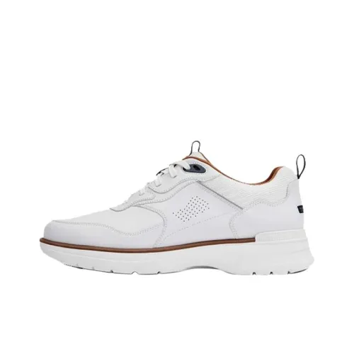 ROCKPORT Prowalker Next Abrasion Resistant Low Top Casual Shoes Men's White