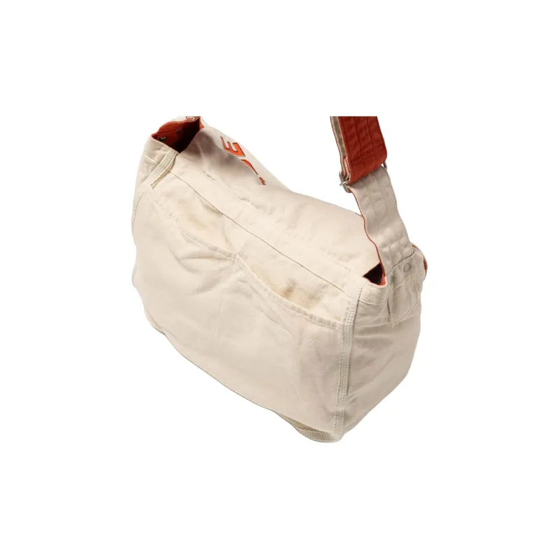 HUMAN MADE Cotton Messenger Bag, Crossbody Bag Small Size Unisex Red-5