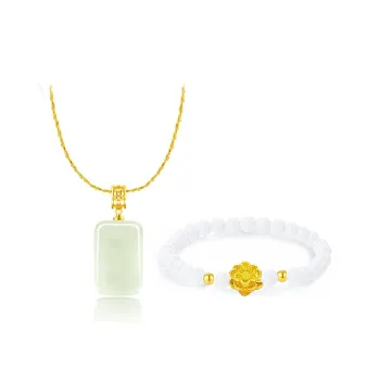 GIFU Glass Cat Eye Necklaces Women's