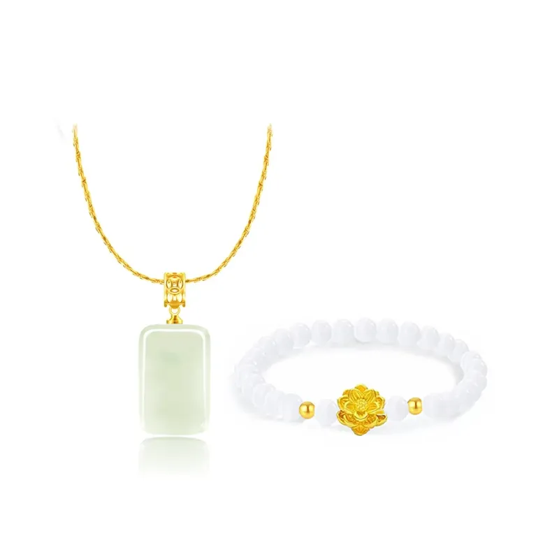 GIFU Glass Cat Eye Necklaces Women's-0