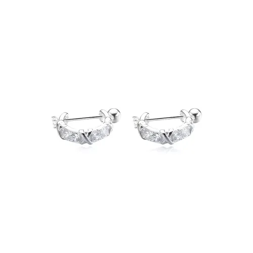 Universe Search Alloy Earrings Unisex