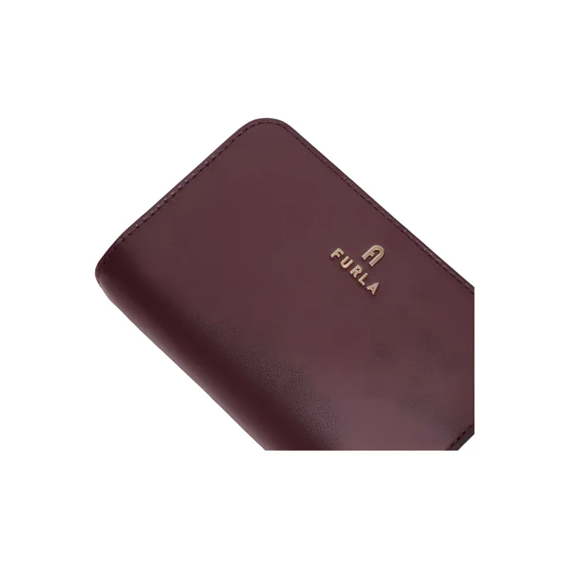 Furla Soft Calfskin Wallet Small Size Women's Purple Crystal-3