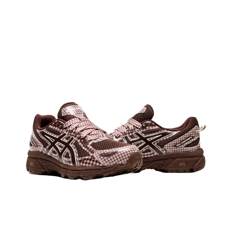 Asics Gel Venture 6 Story Mfg. Reddish Brown Gingham-4
