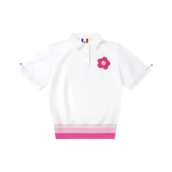 CASTELBAJAC Polo Shirt Summer Women's White