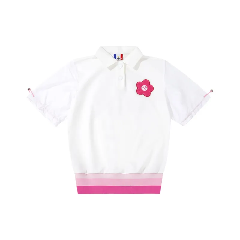 CASTELBAJAC Polo Shirt Summer Women's White-0