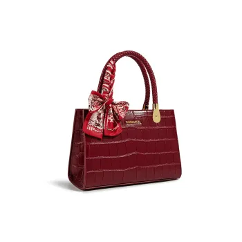 CAEISL&KCIEL PU Shoulder Bag, Handbag Women's Burgundy