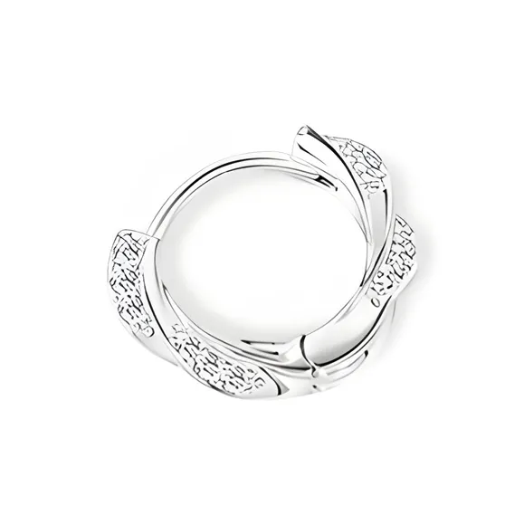 KIVA Sterling Silver Stud Earrings Unisex-0