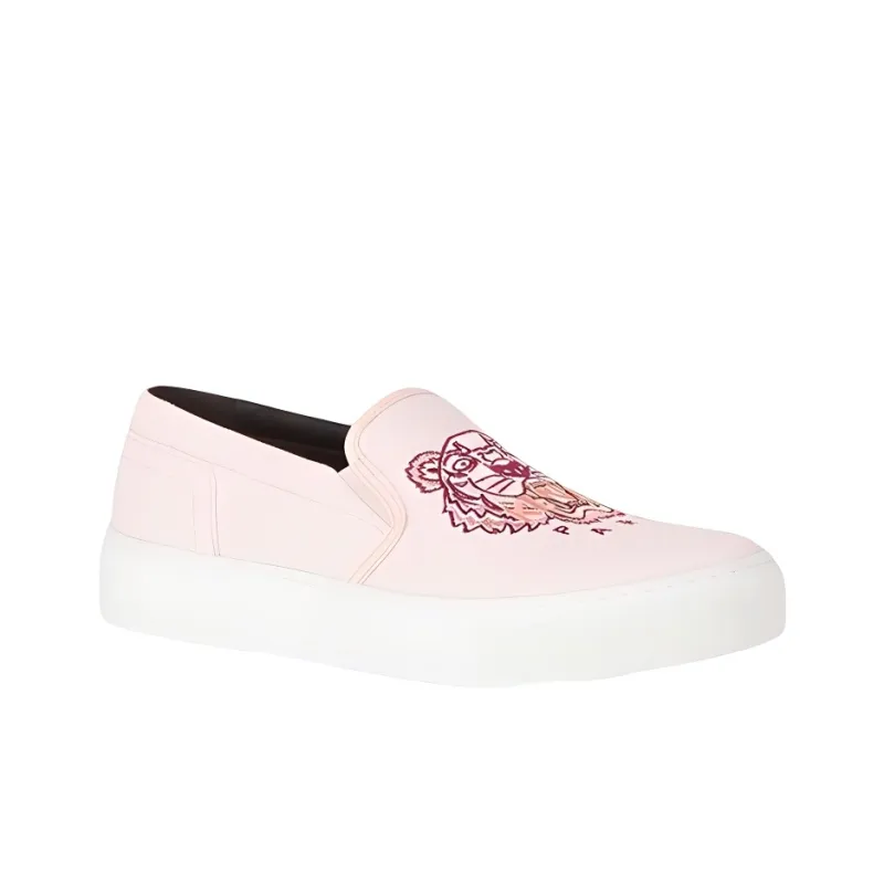 KENZO K Skate Tiger Casual Shoes Women's Light Pink-1