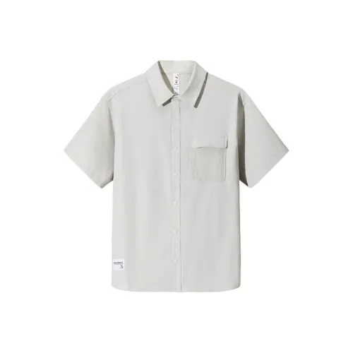 Anta Variety Training Collection Shirt Men's Light Sand Gray