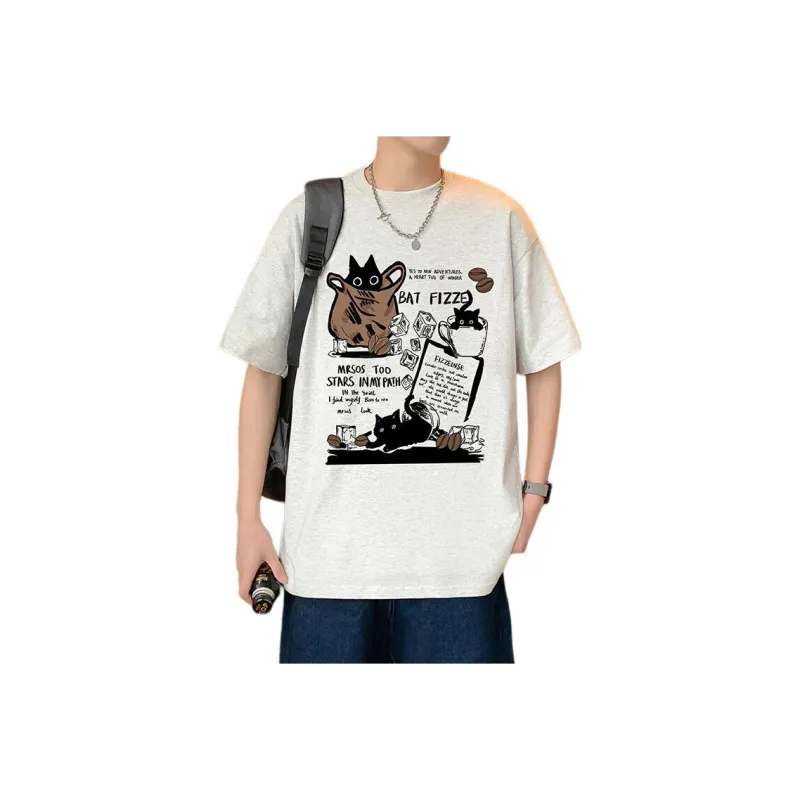 TESTUNG Fashion Minimalist Style T Shirt Men's-2
