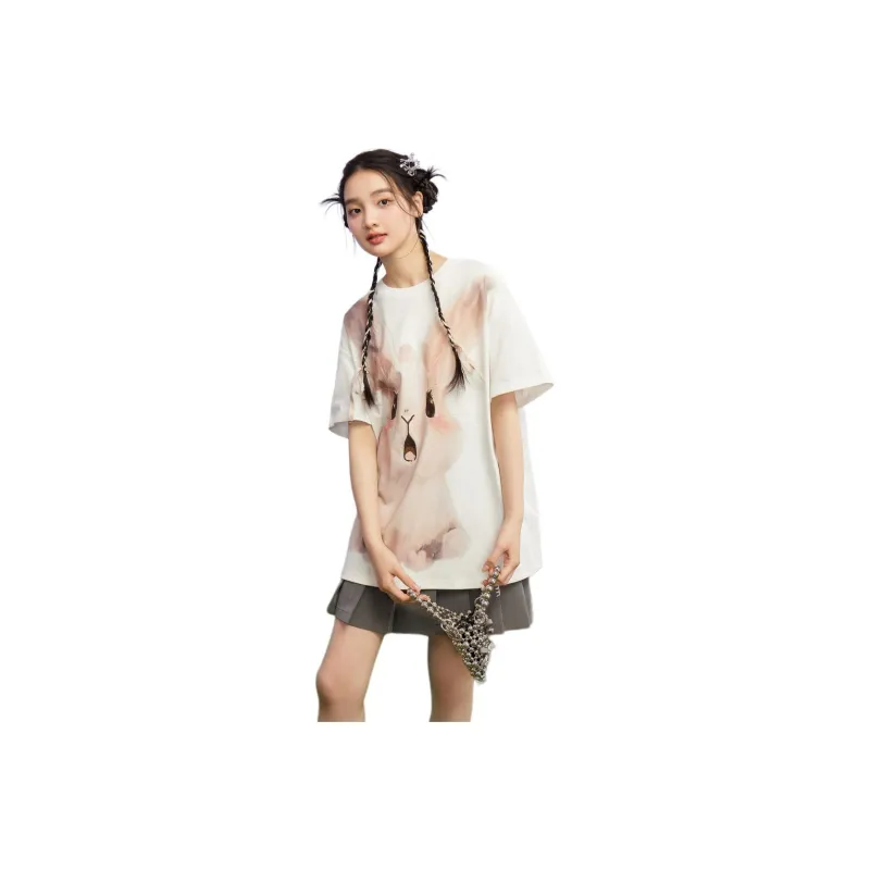 ZIHAN SS24 T Shirt Women's White-0