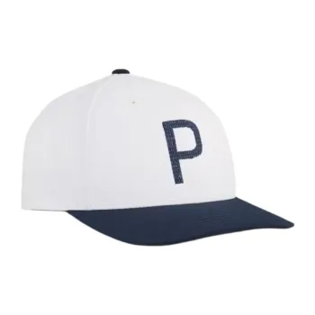 PUMA Polyester, Cotton, Polyurethane Baseball Caps Men's White