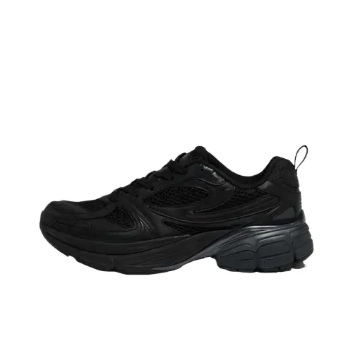 FILA Interrun Low Top Running Shoes Unisex Black
