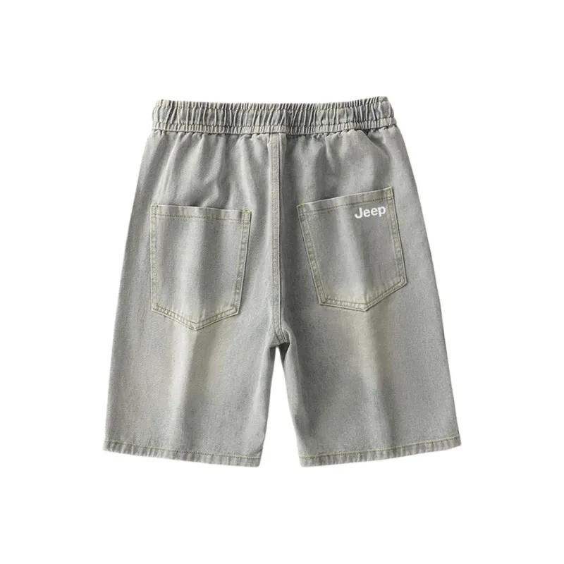 Jeep Pasture Horse Lifestyle Denim Shorts Unisex-16