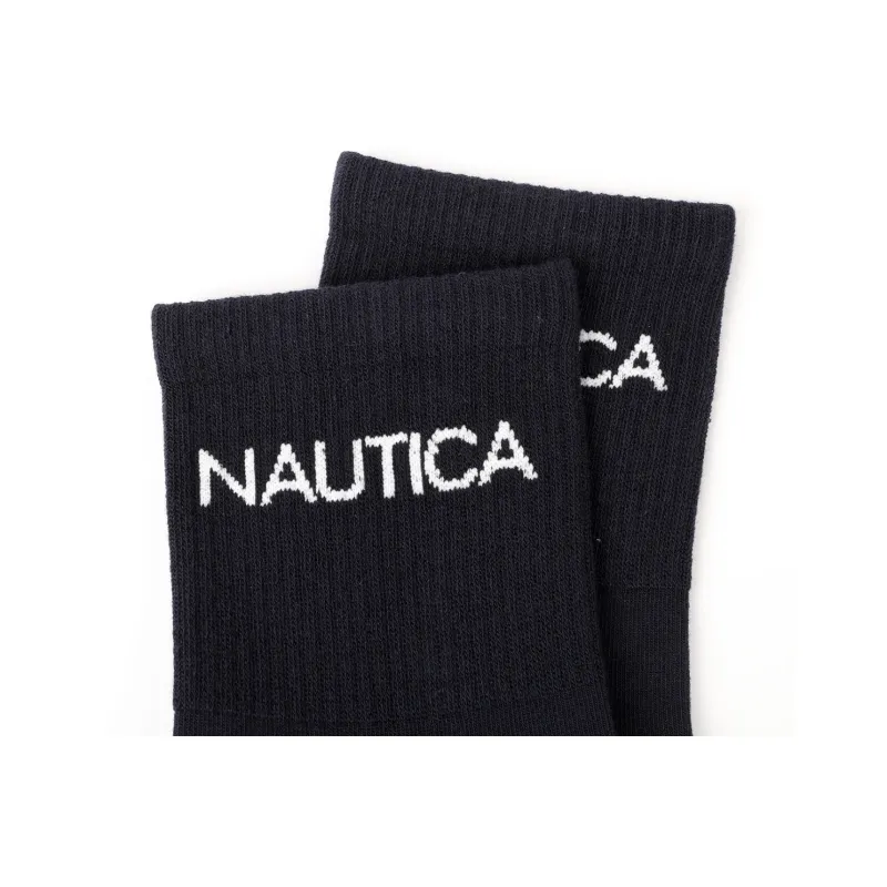 NAUTICA UNDERWEAR Mid Calf Socks Men's 5 Pack-3