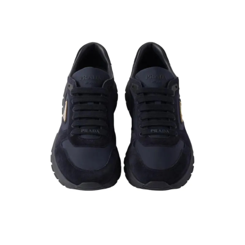 PRADA Prax 2.0 Low Top Casual Shoes Men's Marine Blue-5