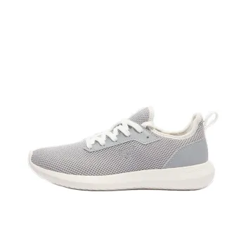 361° Cushioned Slip-Resistant Low-Top Running Shoes Women's Gray White