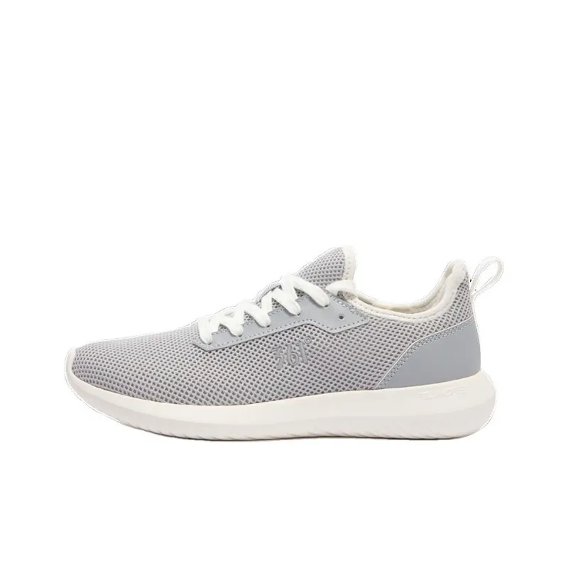 361° Cushioned Slip-Resistant Low-Top Running Shoes Women's Gray White-0