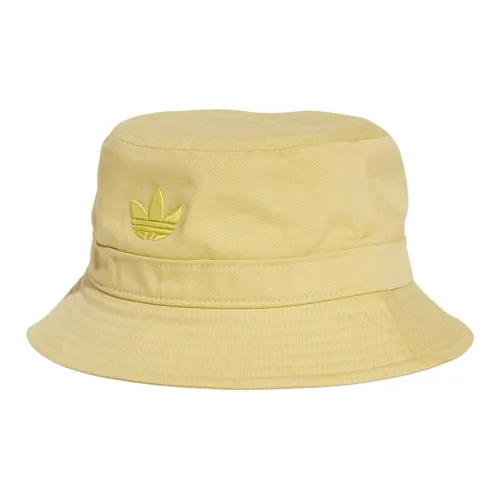Adidas Originals Cotton Bucket Hats Unisex Yellow