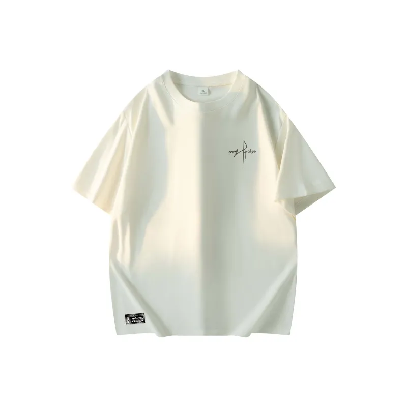 Mackyo Trendy AF Minimalist Style Creative Individual Continuous Signature Brand T Shirt Unisex-0