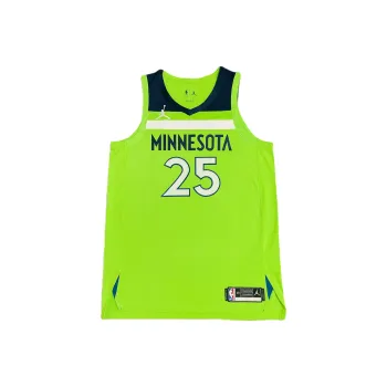 Jordan x NBA Timberwolves Basketball Jersey Men's Neon Green
