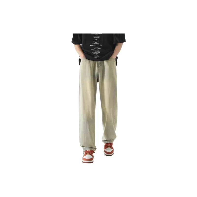 Struggle Vintage95 Jeans Unisex Yellow Mud-0