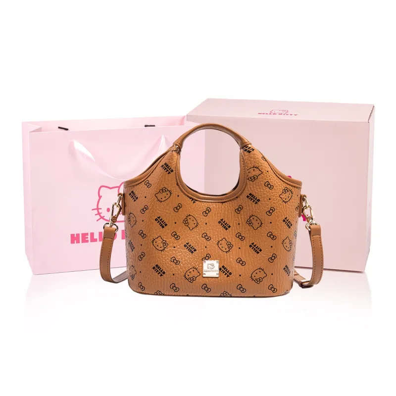 MESUCA Sanrio Collaboration Kitty Series PU Shoulder Bag, Crossbody Bag, Handbag Women's Multicolor-6