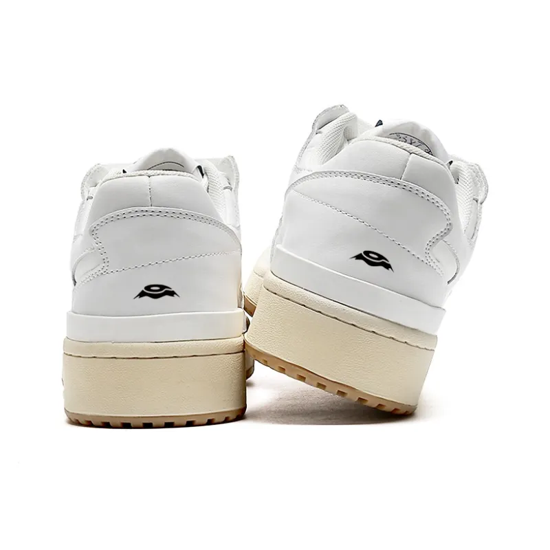 Snow Know The Answer SKTA Lightweight And Breathable Low Top Skateboard Shoes Men's White-5