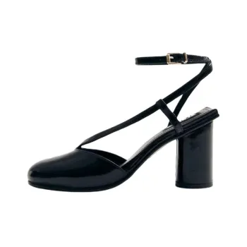 ALOHAS Dara Oni Chunky Heel High Heels 6cm Women's Black