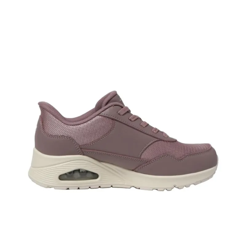 Skechers Uno Slip Resistant Rebound Low Top Casual Shoes Women's Light Purple-1
