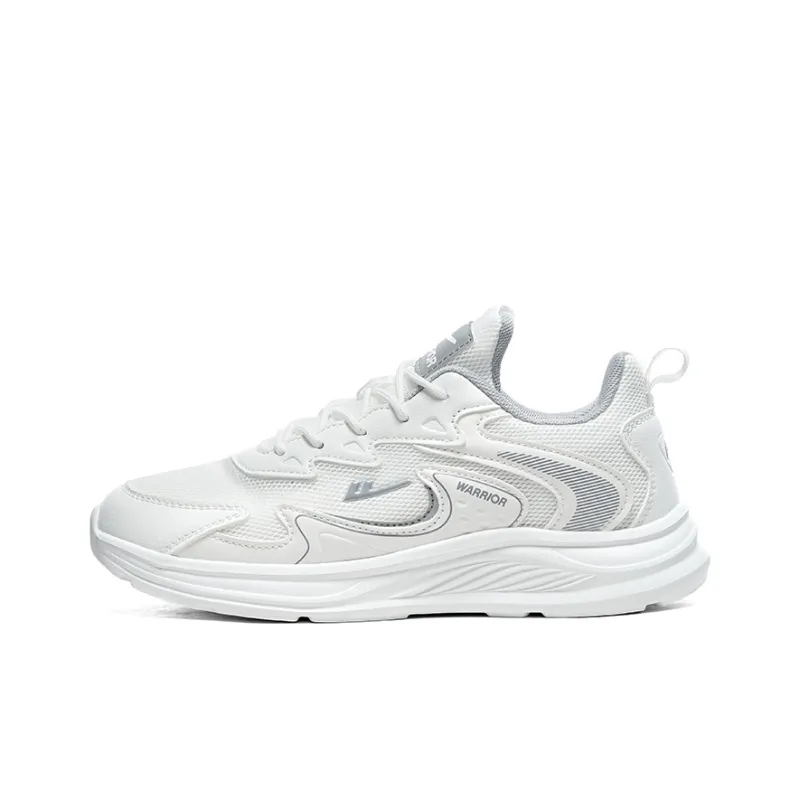 Warrior Wear resistant, Lightweight, Breathable, And Non slip. Low Top Casual Running Shoes Men's White-0