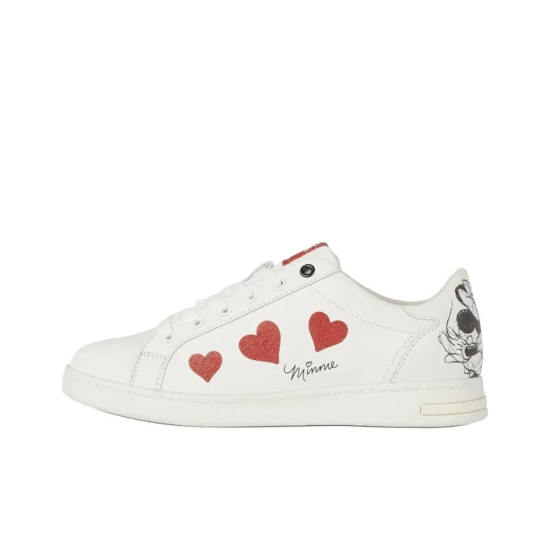 Disney x GEOX Jaysen Low Top Skateboard Shoes Women's White-0