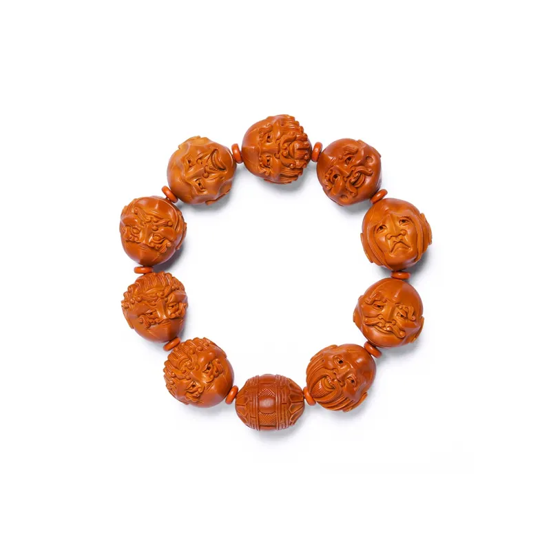 ZHOUPAI Olive Pit Bracelets Unisex-0