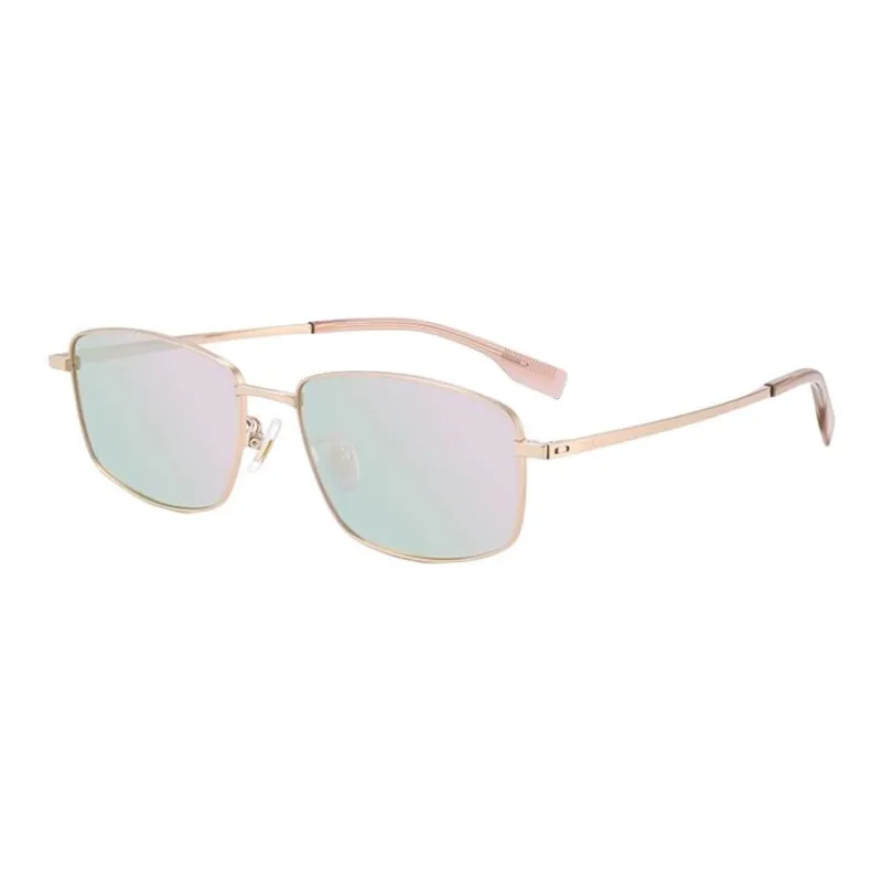 PULAIS Alloy Plate Frame Rectangular Sunglasses Men's Multicolor-4